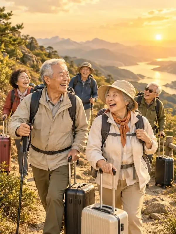 爷爷奶奶旅行团封面 - 柚子短剧退休生活短剧